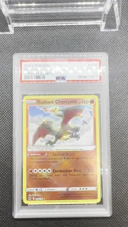 2023 Charizard PSA 10 Pokemon TCG 020/159 Crown Zenith Radiant Holo Gem Mint - Image 2