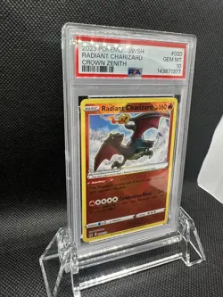 2023 Charizard PSA 10 Pokemon TCG 020/159 Crown Zenith Radiant Holo Gem Mint - Image 5