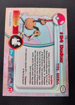 Topps Pokemon Series 2 TV Animation #84 Doduo englisch FOIL - Image 2