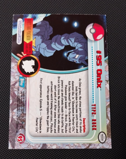 Topps Pokemon Series 2 TV Animation #95 Onix englisch FOIL - Image 2