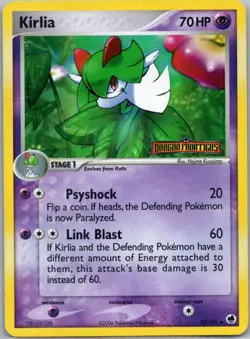 Kirlia 32/101 Dragon Frontiers Stamped Uncommon Reverse Holo Pokemon - Image 1