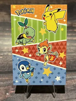 Sinnoh Gen 4 Starters - Cracked Ice Holo - Electric Pikachu Database - Pokemon - Image 1