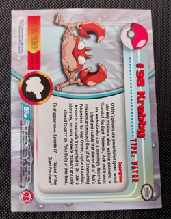 Topps Pokemon Series 2 TV Animation #98 Krabby englisch FOIL - Image 2