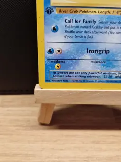Pokemon 1999 WOTC 1st Edition Fossil Krabby 51/62 - Light Play - Image 5
