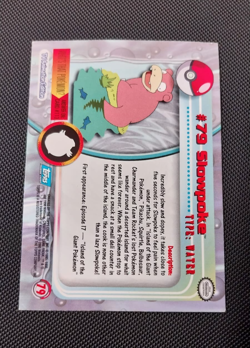 Topps Pokemon Series 2 TV Animation #79 Slowpoke englisch FOIL - Image 2