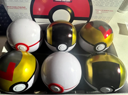 Pokemon Tins Pokeball ~Lot of 6 Empty~w/Display Box~Collector's item~D21-D20-C20 - Image 1