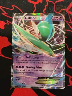 Gallade EX 34/108 Holo EX Rare Roaring Skies Pokemon Moderately Played - Image 1