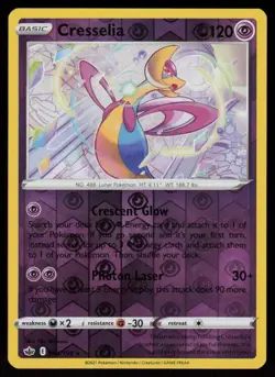 Cresselia 064/198 Holo Rare Chilling Reign Pokemon Reverse Holo Near Mint - Image 1