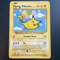 2016 Pokemon Flying Pikachu 110/108 XY Evolutions Secret Rare - NM - Image 1