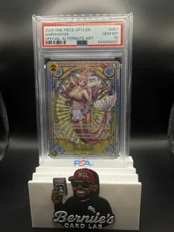 One Piece EB01-057 A Fist of Divine Speed - Shirahoshi SP Alternate Art PSA 10 - Image 1