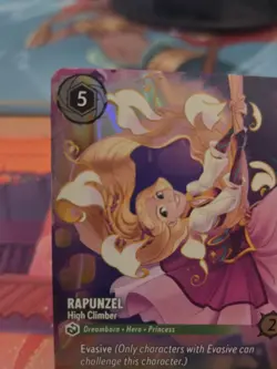 Disney Lorcana Rapunzel High Climber Foil Enchanted 214/204 EN Reign Of Jafar - Image 4