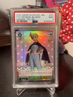 Weiss Schwarz Disney Pixar Toy Story BO PEEP PXR/S94-T21S SR PSA 9 - Image 1