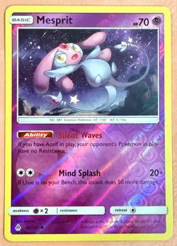 Mesprit~Cute Pink Pokemon~Pink & Pastel Gallery~Cute Pokemon Cards - Image 1