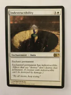 Magic: The Gathering Indestructibility Card Rare MINT (18) - Image 1