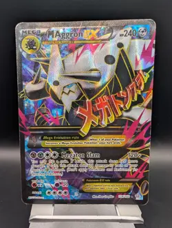 M Aggron EX Full Art Holo Card 154/160 XY-Primal Clash Damaged Check Photos - Image 1