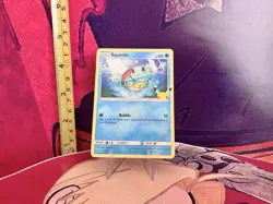 Pokemon Squirtle 25th Anniversary TCG Collectable English Trading Card - Image 1