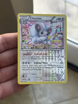 2013 Pokemon CINCCINO Legendary Treasures RADIANT COLLECTION Holo Card RC19/RC25 - Image 2