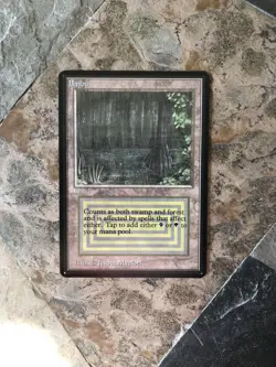 MTG - Bayou - Beta - Legacy - EDH - Altered - Not Legal -Commander -Watch Video! - Image 4