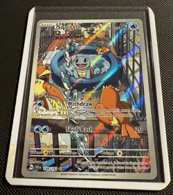 Squirtle - 148/142 - Illustration Rare - Stellar Crown - Pokemon Card - NM/M - Image 1