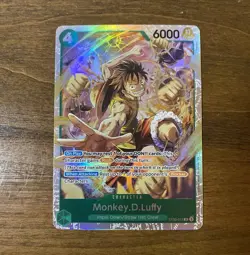 Bandai One Piece Card Game Monkey D. Luffy ST30-012 SR Foil Alt Art English - Image 1