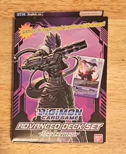 Digimon Card Game ST-14 Advanced Deck Beelzemon Starter Deck Box Bandai NEW - Image 1