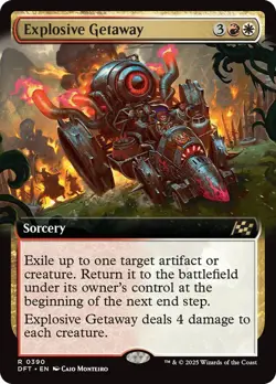 Explosive Getaway (Extended Art) [Aetherdrift] MTG - Image 1