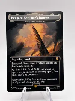 Isengard, Saruman’s Fortress 0359 Lord of the Rings LTC MTG NM - Image 1