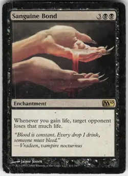 Sanguine Bond Magic 2010 (M10) Rare Magic: The Gathering - Image 1