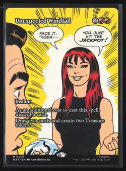 Magic: The Gathering Marvel Unexpected Windfall 0029 - Image 1