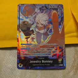 One Piece TCG Jewelry Bonney EB04-001 OP15 Alt Art Leader - Image 1