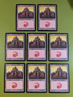 8 Mountain (343) Mercadian Masques Magic the Gathering MTG 8 - Image 1