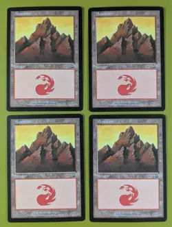 Mountain (343) x4 Mercadian Masques 4x Playset Magic the Gathering MTG - Image 1