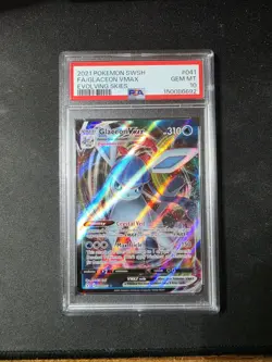 Pokemon - Glaceon VMAX - Evolving Skies - #41 - PSA 10 - Image 1