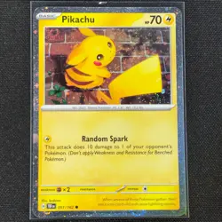 Pikachu - 051/162 - Cosmos Holo - Promo - Temporal Forces - Pokemon Card - NM/M - Image 1