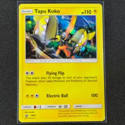 Tapu Koko - SM31 - Cosmos Holo - Black Star Promo - Pokemon Card - NM/M - Image 1