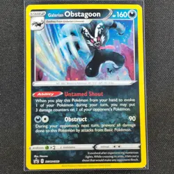 Galarian Obstagoon - SWSH059 - Cosmos Holo - Black Star Promo - Pokemon - NM/M - Image 1