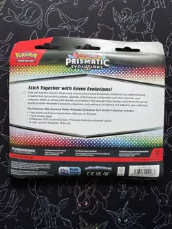 Pokemon TCG - S&V - Prismatic Evolutions - 3-Pack Blister - Sylveon - New/Sealed - Image 2