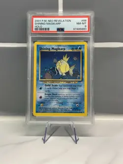 Pokemon - Shining Magikarp - 66/64 - Neo Revelation - PSA 8 - NM-MT - Image 1