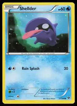 Shellder 31/146 Common XY Pokemon Near Mint - Image 1