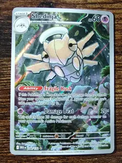 Shedinja 144/132 Illustration Rare IR Pokemon Mega Evolution Pokemon - Image 1