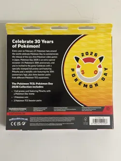 Pokemon TCG: Pokemon Day 2026 30th Anniversary Box New Sealed - Image 2