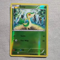 Pokemon Black & White 1/114 Snivy - Reverse Holo Common - Near Mint - Image 1