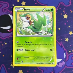 Pokemon Snivy RC1/RC25 LTR Legendary Treasures Radiant Collection LP - Image 1