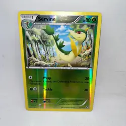 Servine 3/114 Uncommon Black & White Pokemon Reverse Holo Lightly Played - Image 1