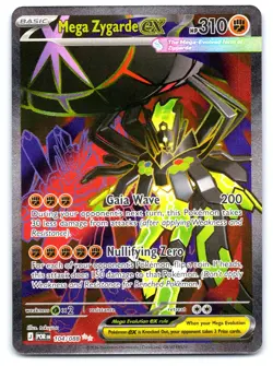 Mega Zygarde ex 104/088 Ultra Rare Perfect Order Pokemon Holo Near Mint - Image 1