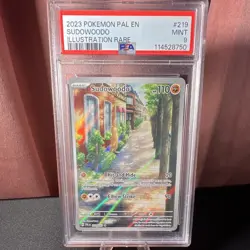 The Pokemon Company Sudowoodo 219/193 Sv02 Paldea Evolved IR Holo ENG PSA 9 - Image 1