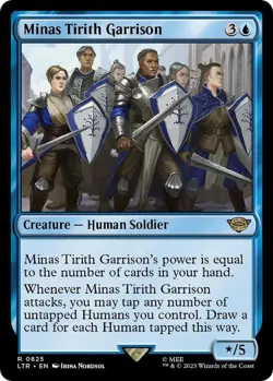 NM Minas Tirith Garrison, MTG, Lord of the Rings, Magic the Gathering, 825 - Image 1