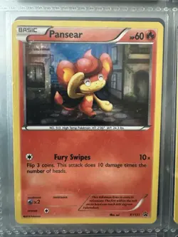 Pokemon TCG Pansear XY Black Star Promos XY131 Regular Promo Near Mint Condition - Image 1