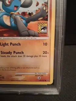 2009 Pokemon Platinum Riolu Comic Con International Exclusive Promo PSA 6 Graded - Image 5