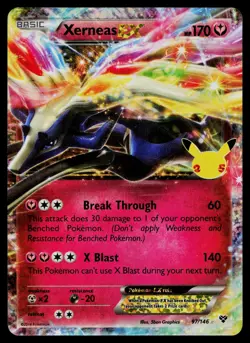 XERNEAS EX 97/146 CLASSIC COLLECTION CELEBRATIONS: CLASSIC COLLECTION POKEMON NM - Image 1